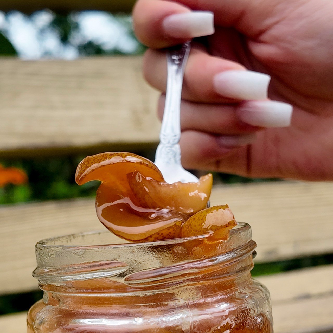 Pear <br />in Cognac