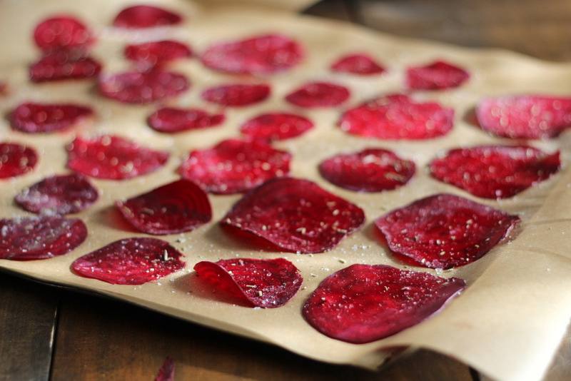 Beetroot chips